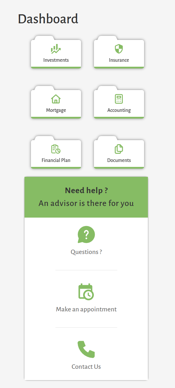 Scrolling application content